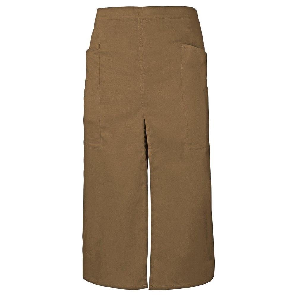 grembiule velilla lungo con spacco e tasche cod 404209 beige