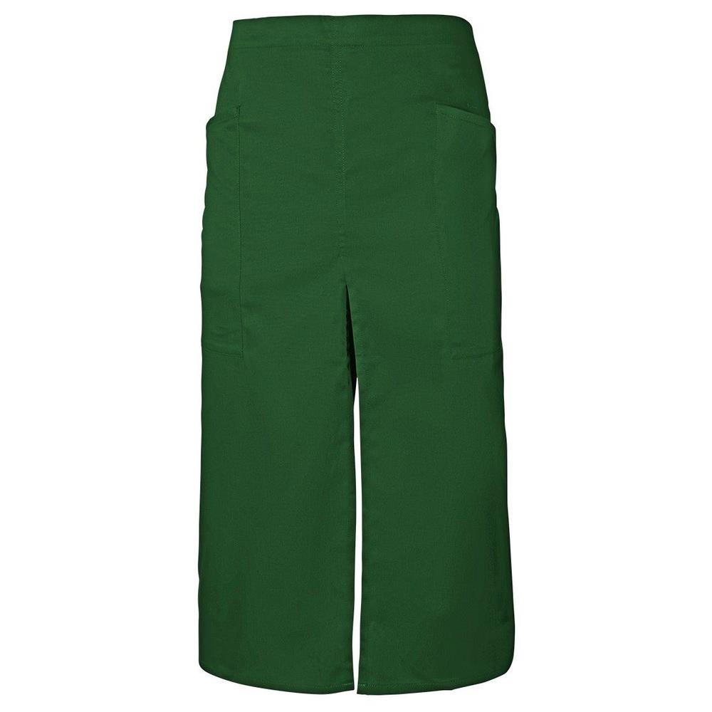 grembiule velilla lungo con spacco e tasche cod 404209 verde foresta