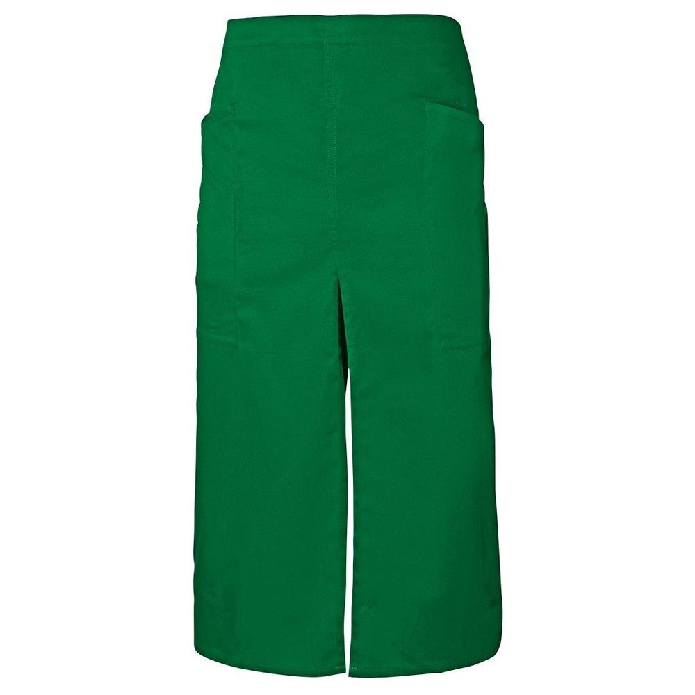 grembiule velilla lungo con spacco e tasche cod 404209 verde