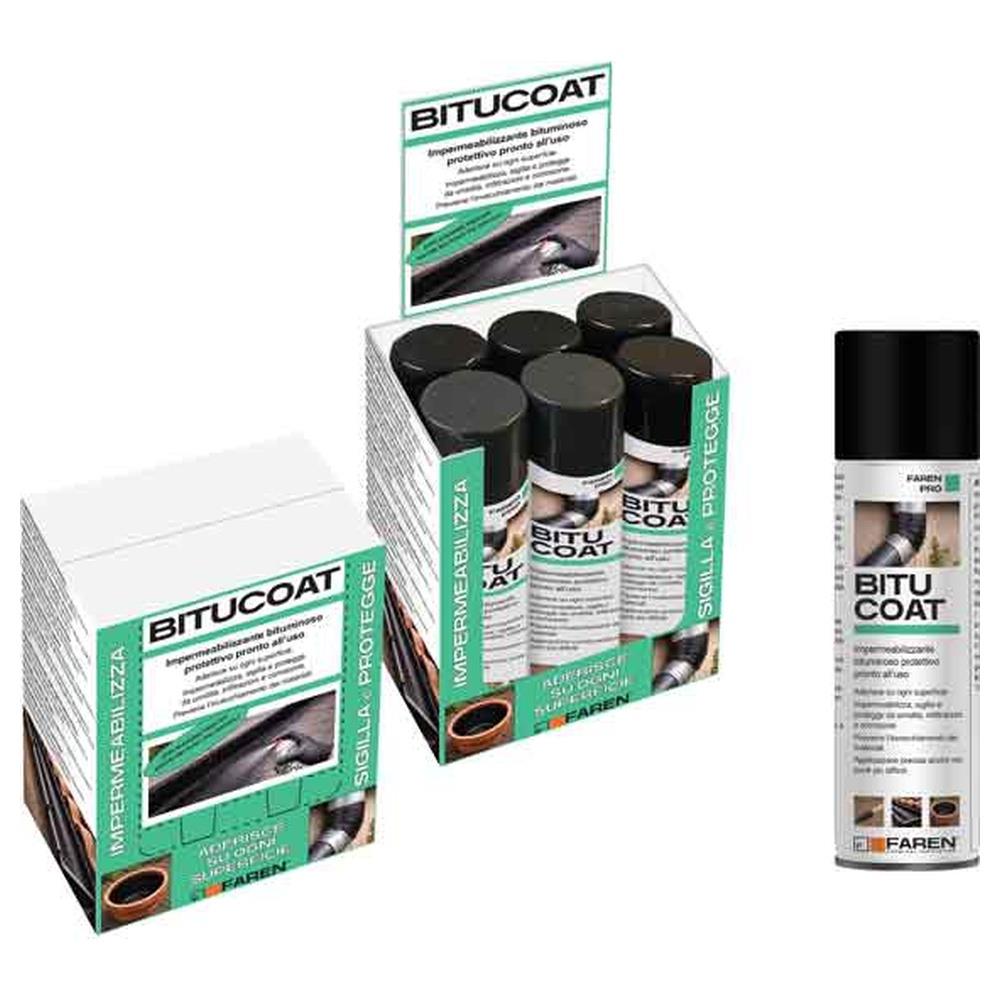 guaina impermeabilizzante spray bitucoat 500 ml