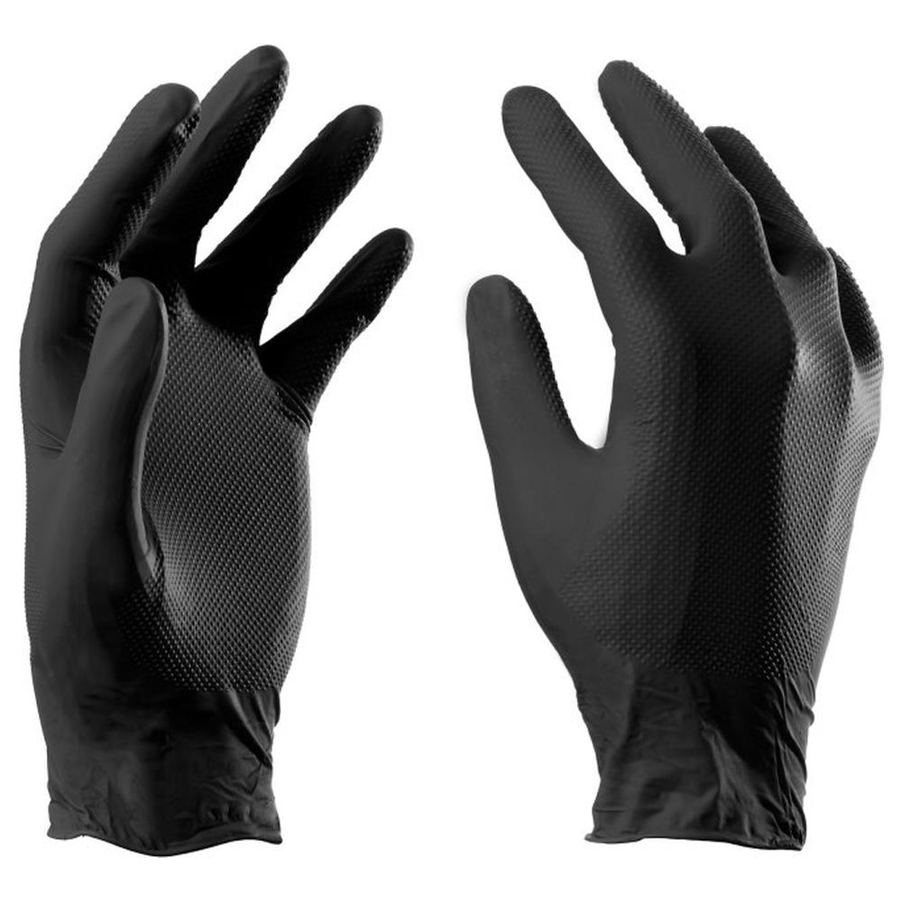guanti monouso nitrile payper nitro-diamond nero s