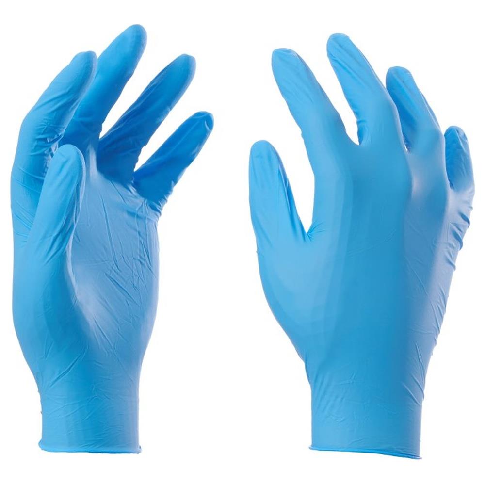guanti monouso nitrile payper nitro-touch npf 50 blu s