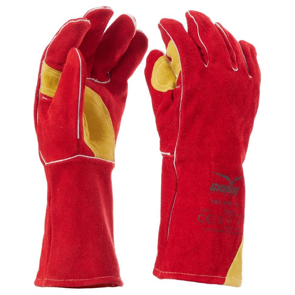 guanti payper fire 307r rosso 10