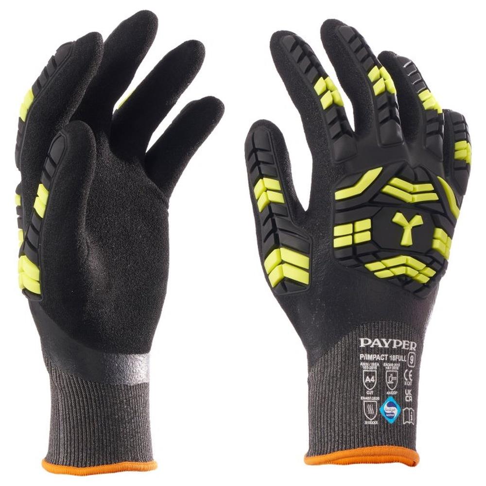 guanti protezione meccanica payper p-impact 18full