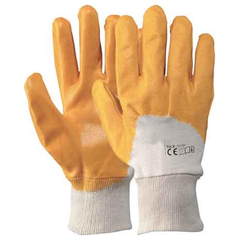 guanto cotone/impregnato nbr giallo