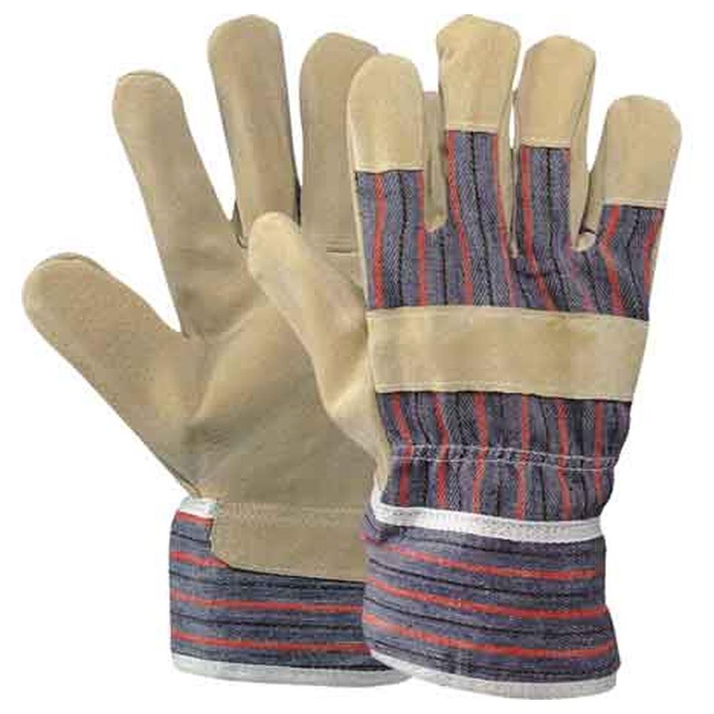 guanto crosta maiale/tela tg. 10