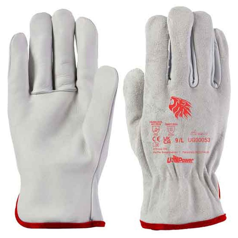 guanto fiore bovino/crosta  brick  upower