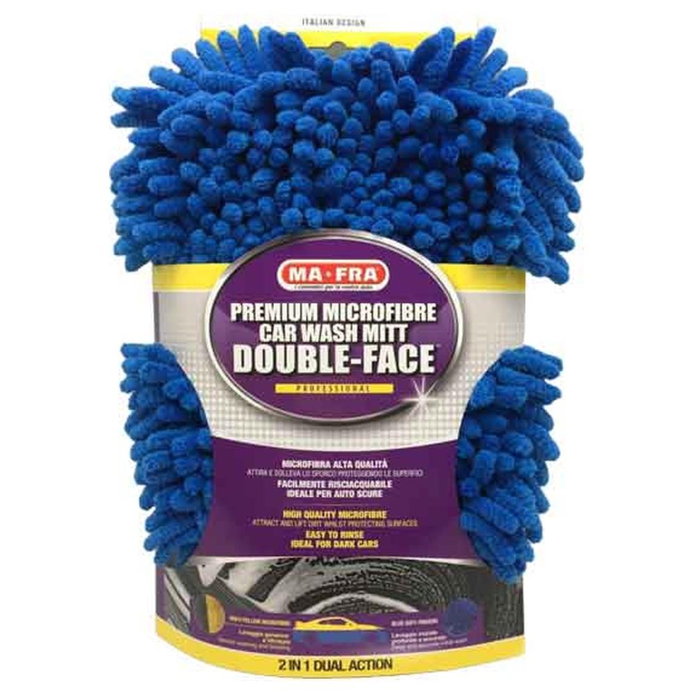 guanto lavaggio in microfibra double-face ma-fra 30x20 cm