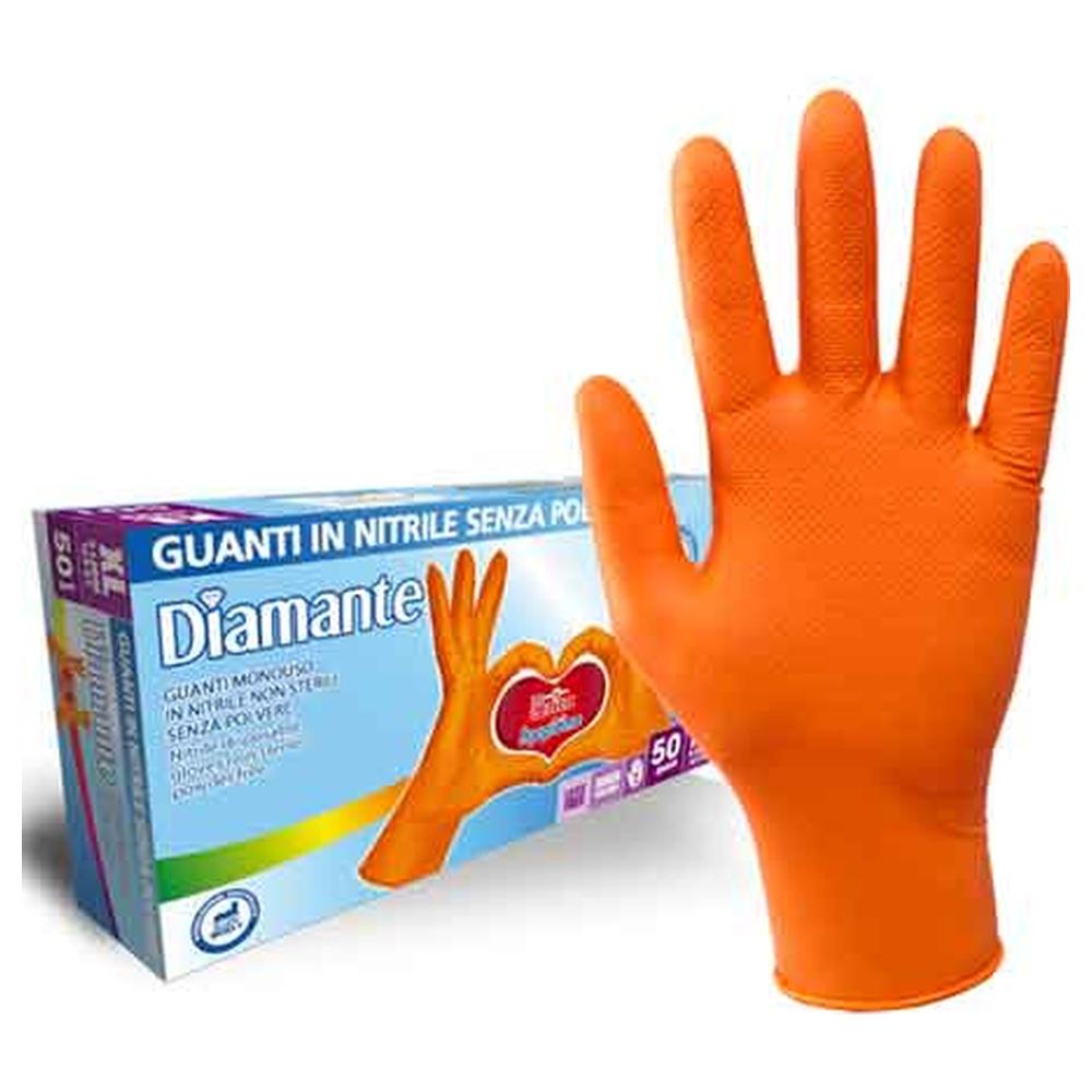 guanto monouso in nitrile 'diamond'