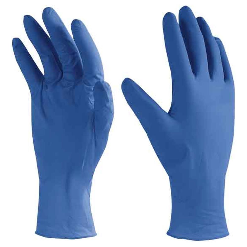 guanto monouso in nitrile one shot blue upower
