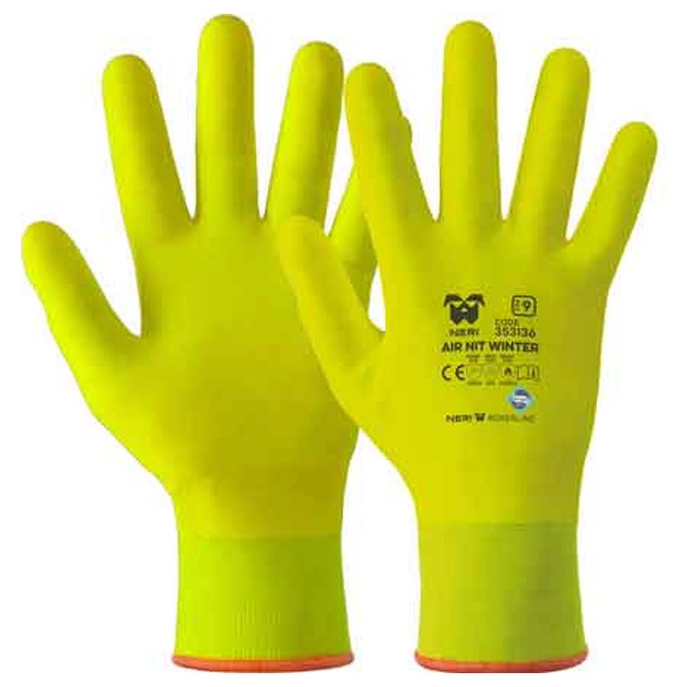 guanto professionale invernale 'air nit winter' neri
