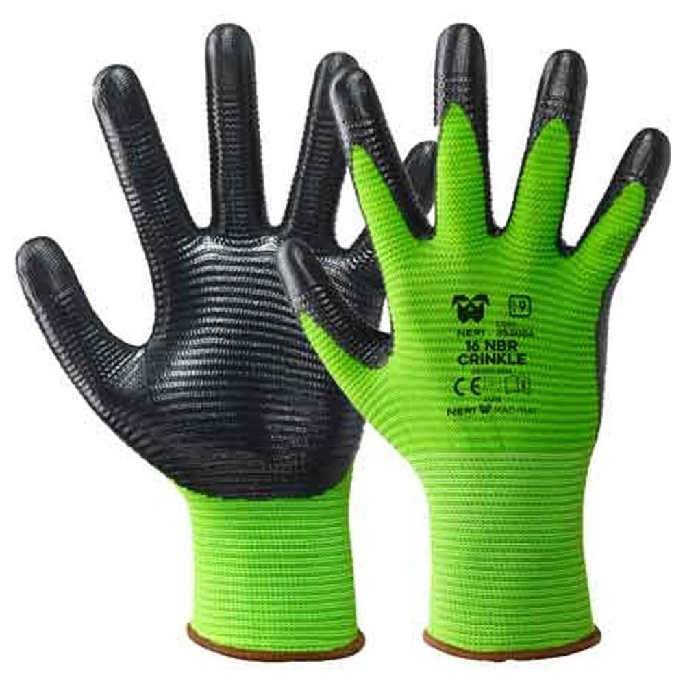 guanto professionale 'nbr crinkle' neri