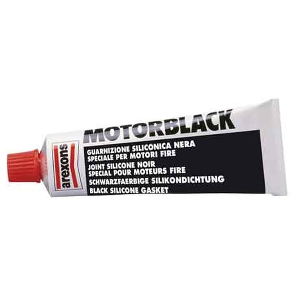 guarnizione siliconica motorblack 60 gr - colore nera