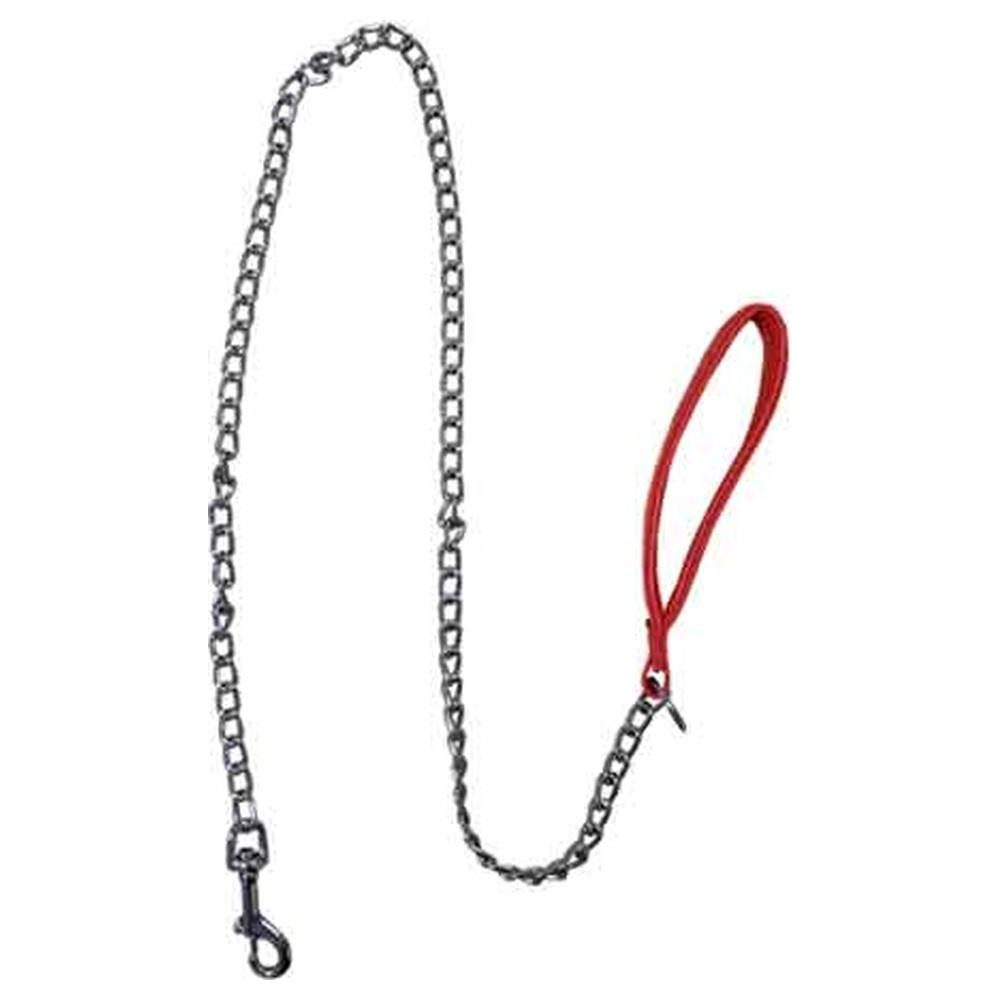 guinzaglio per cani con catena cardinale con manico imbottito 25 mm x 120 cm