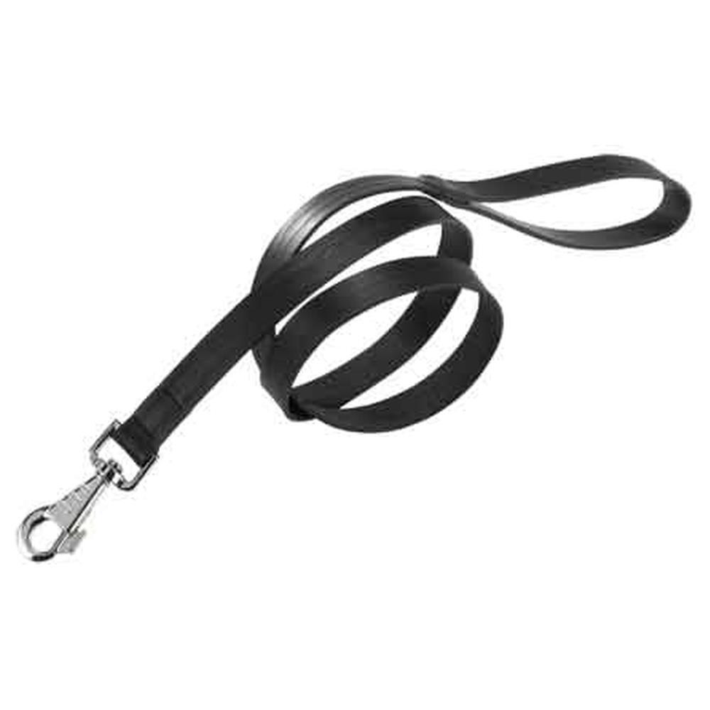 guinzaglio per cani 'natural' black 20 mm x 120 cm