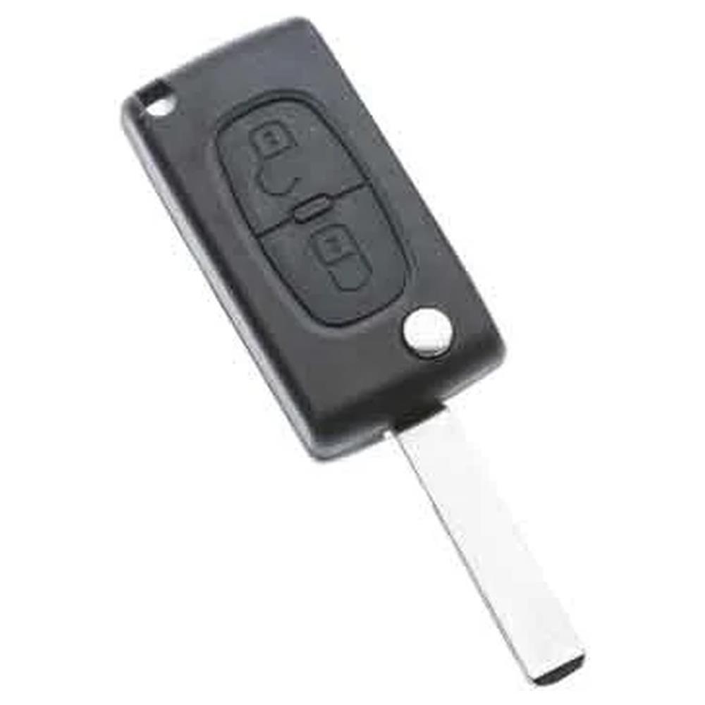 guscio per chiave auto citroen/peugeot 'hu83ars2' 2 bottoni