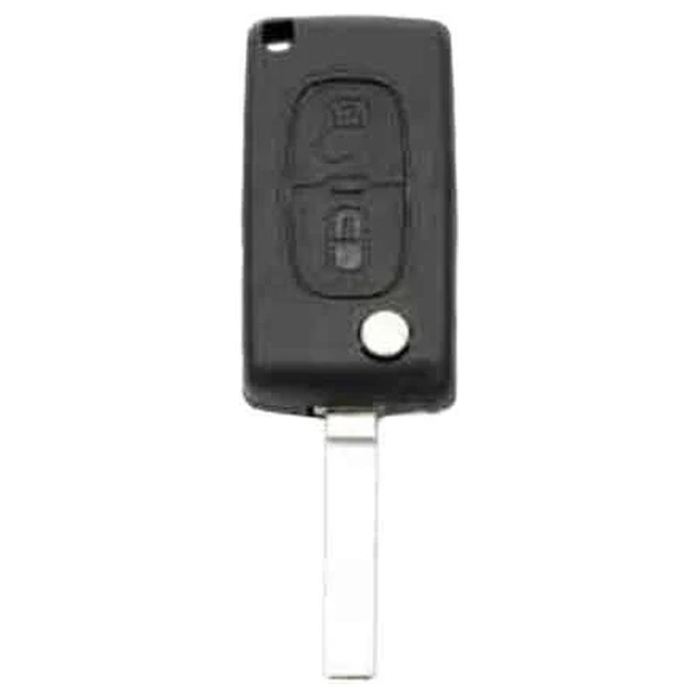 guscio per chiave auto citroen/peugeot 'va2brs2' 2 bottoni