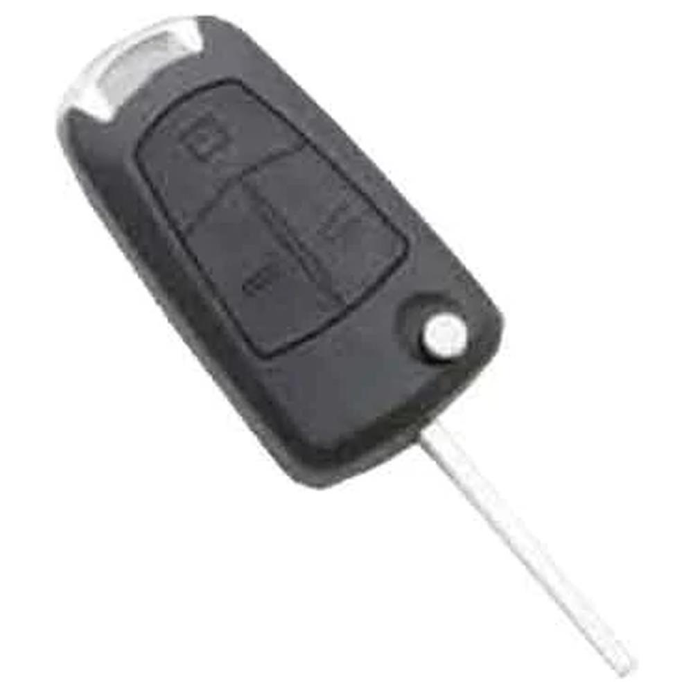 guscio per chiave auto opel 'hu100rs8' 3 bottoni