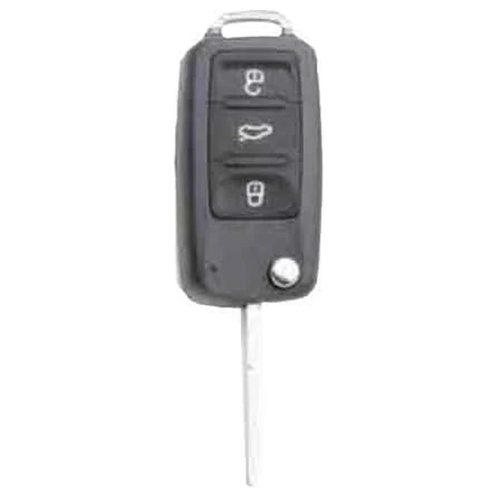 guscio per chiave auto seat/skoda/volkswagen 'hu66brs8' 3 bottoni