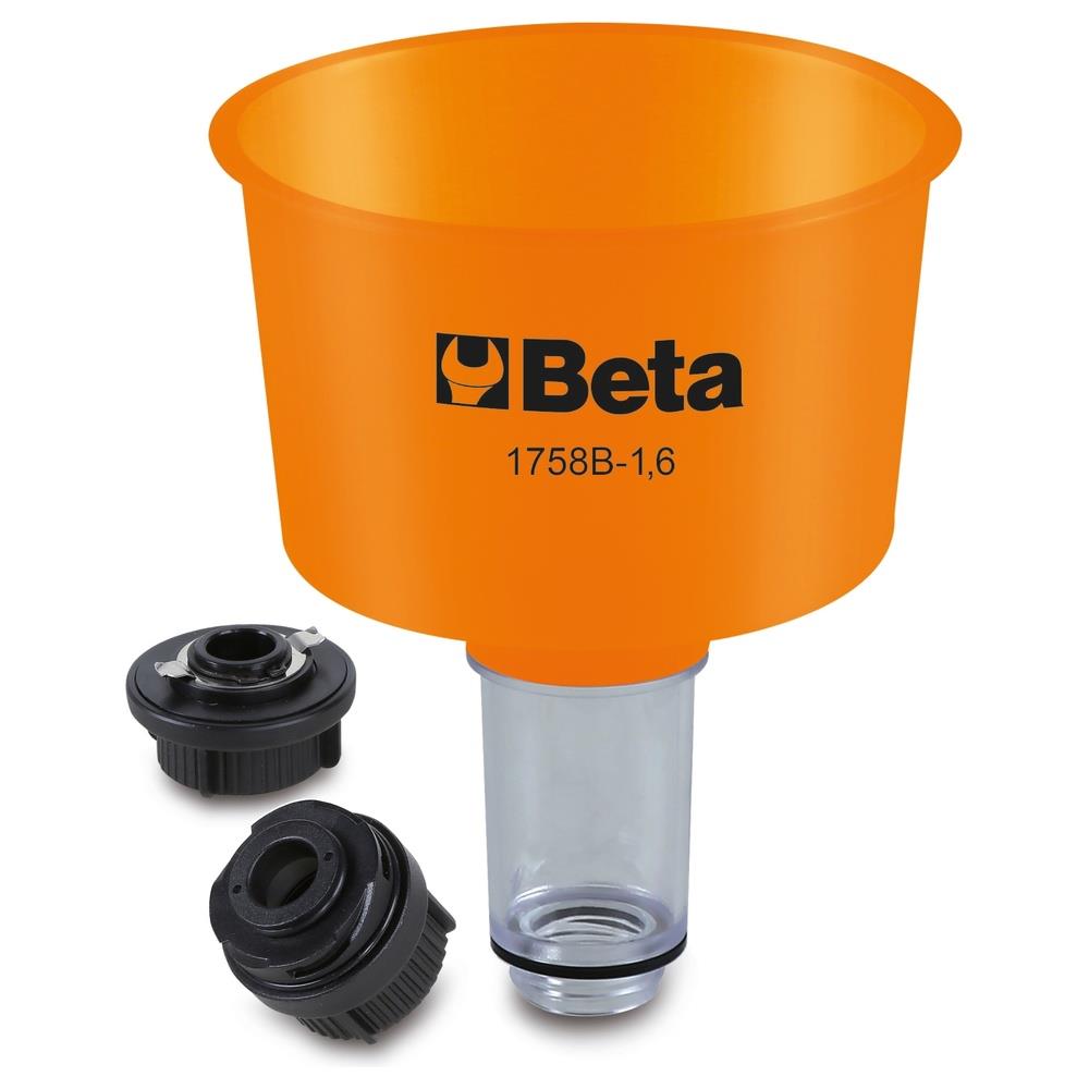 imbuto antiriflusso da 1600 ml con attacchi rapidi beta 1758b-1,6