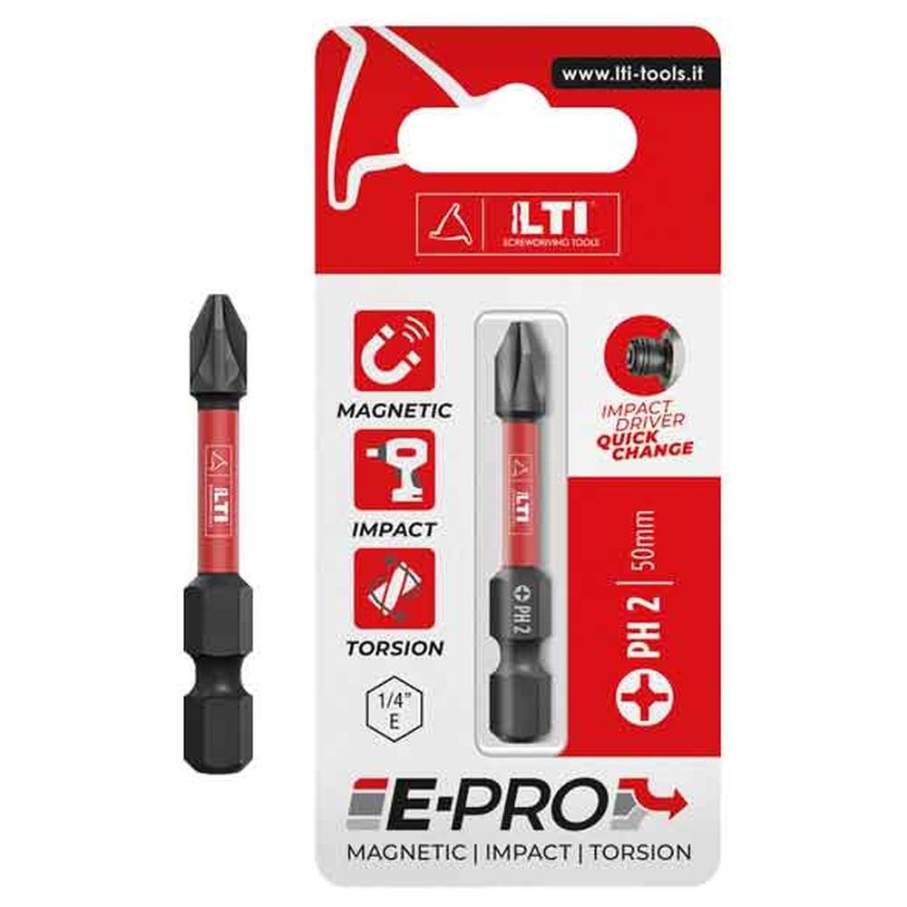 inserto impact prolungato per viti con impronta a croce 'phillips' e-pro krino