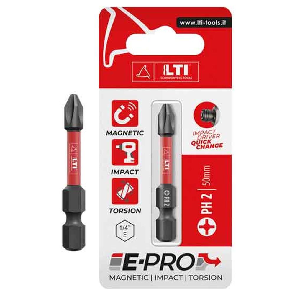 inserto impact prolungato per viti con impronta a croce 'pozidriv' e-pro krino