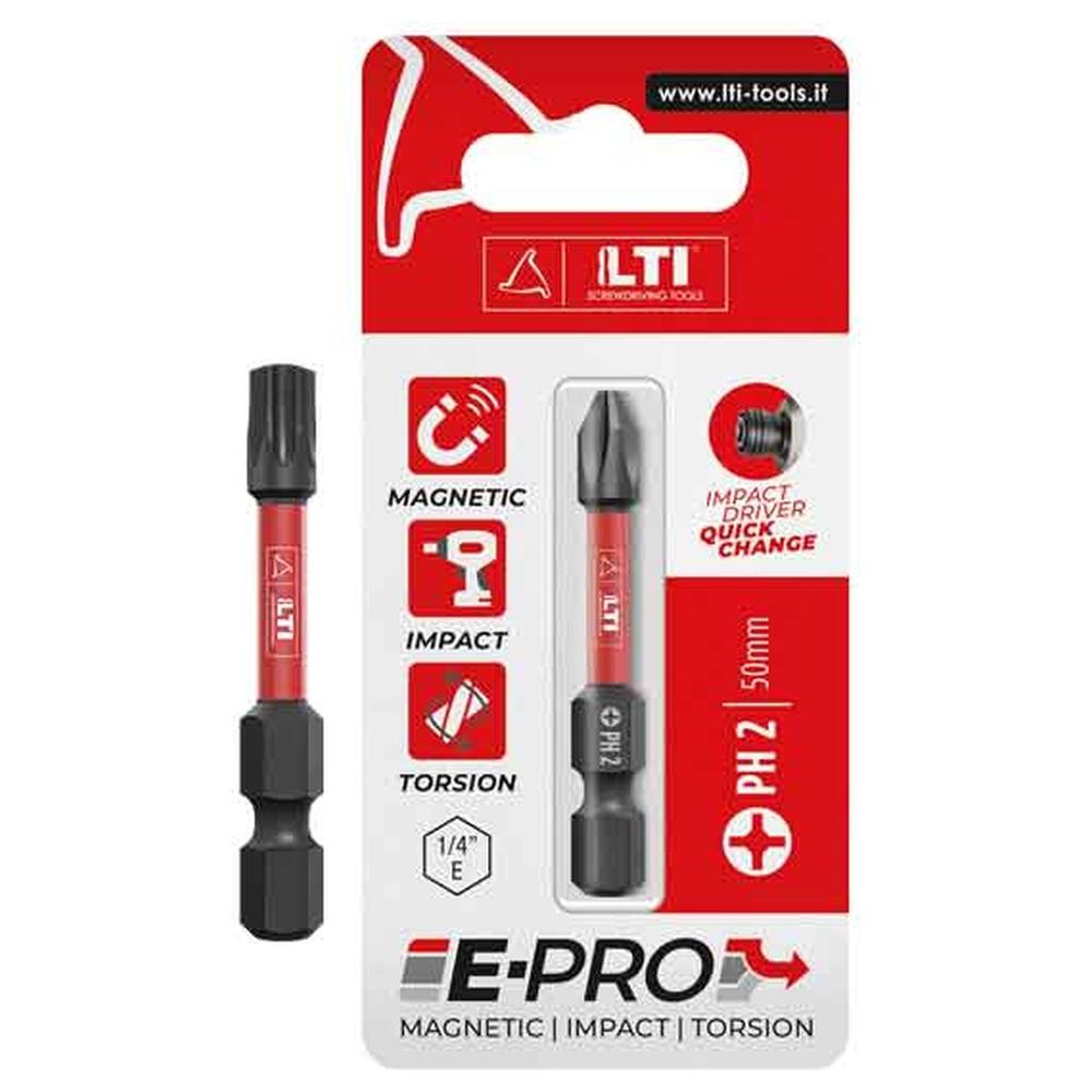 inserto impact prolungato per viti con impronta a croce 'torx' e-pro krino