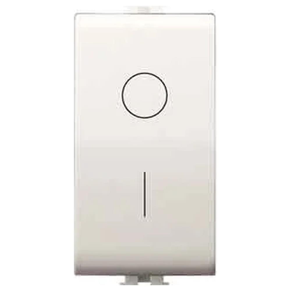 interrutore bipolare illuminabile 'easy' 16ax 250v - bianco