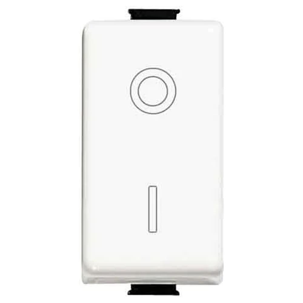 interruttore bipolare matix bticino 16ax 250v - bianco
