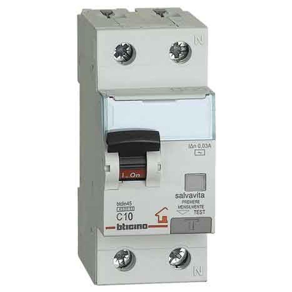 interruttore magnetotermico differenziale bticino