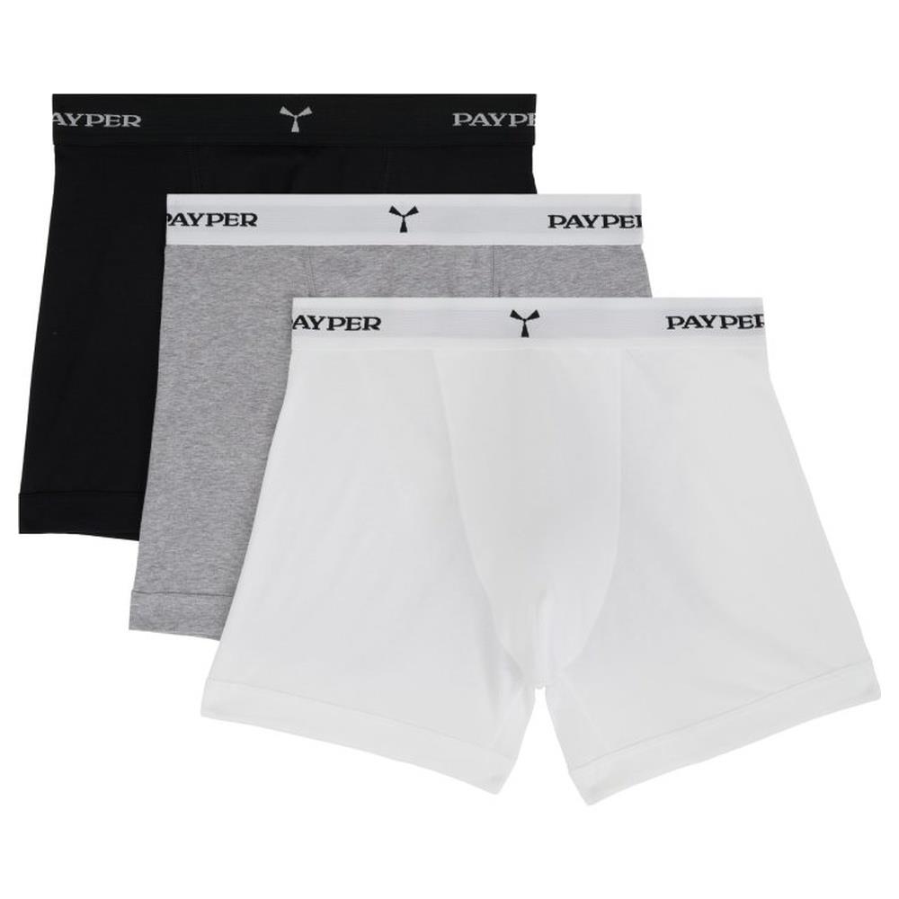 intimo uomo payper marlon nero/grigio melange/bianco xs