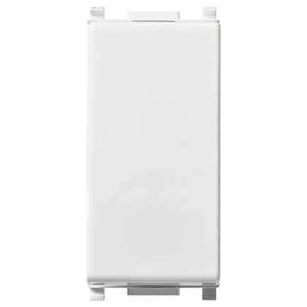 invertitore unipolare illuminabile 'plana' vimar 16ax 250v - colore bianco