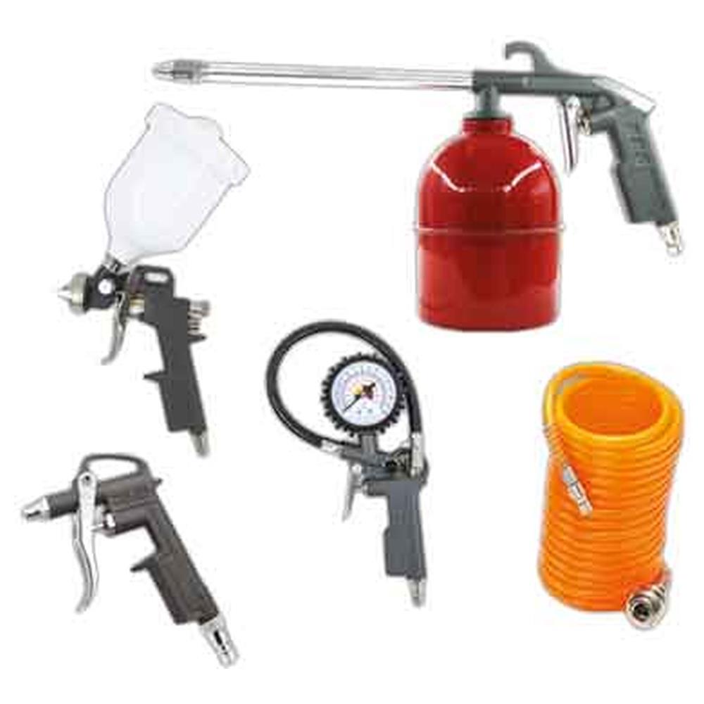 kit accessori per compressore 5 pezzi cardinale