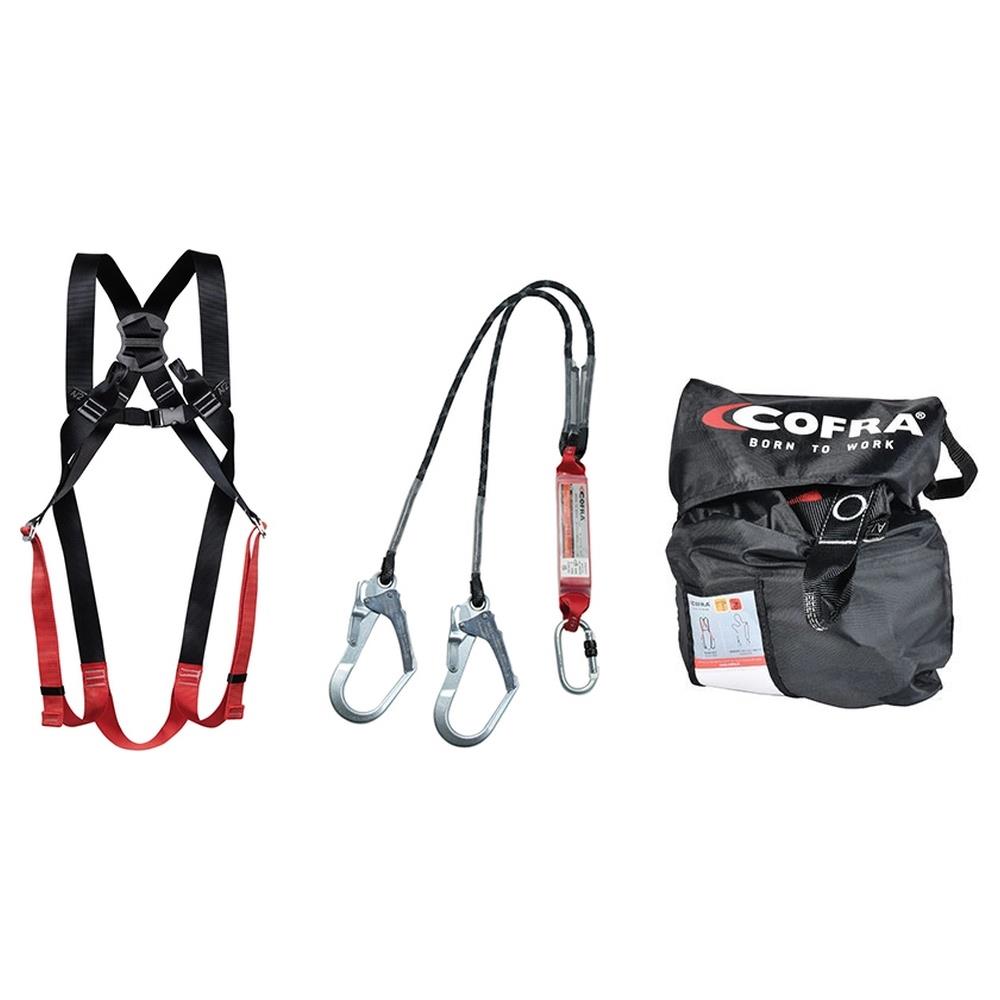 kit imbracatura con cordino ed assorbitore cofra nabran a090-1122