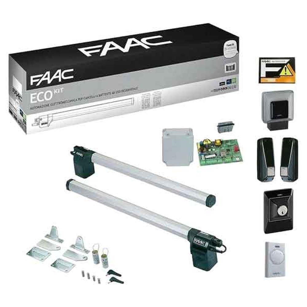 kit motore per cancelli battenti 'eco kit' faac