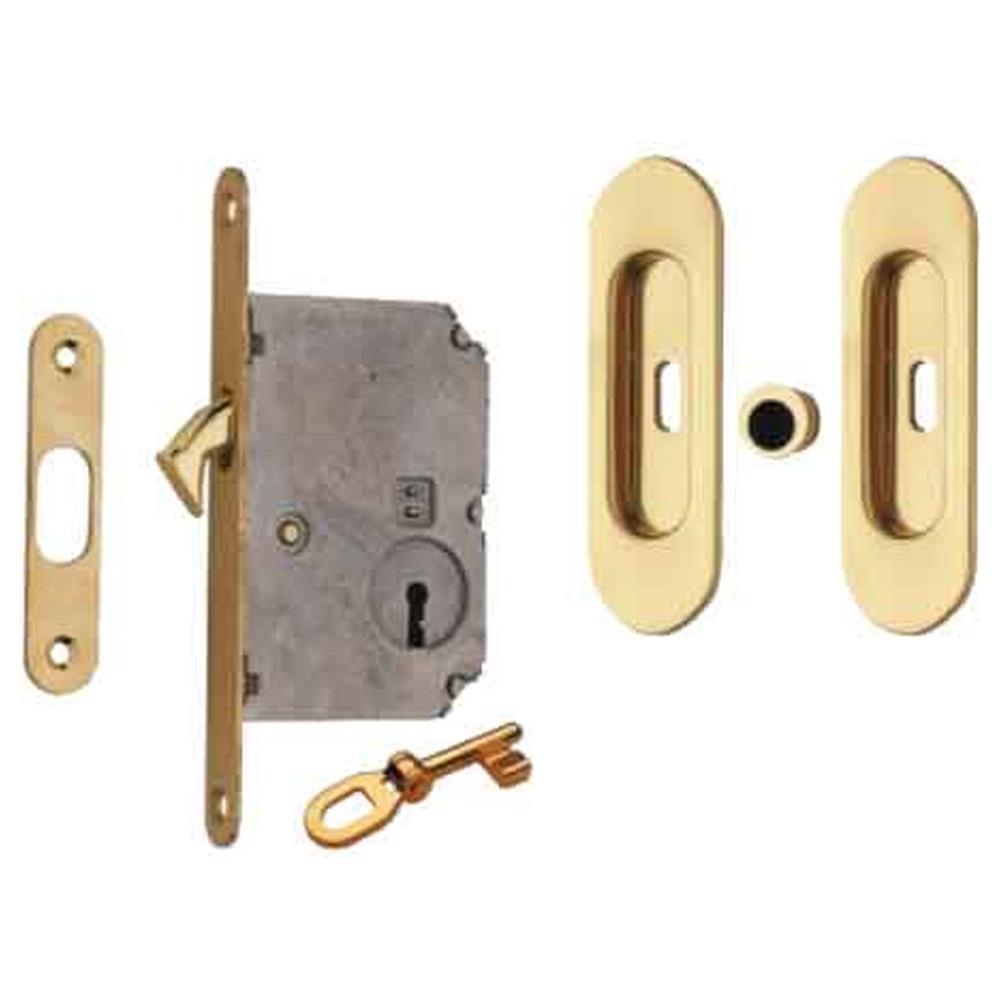 kit per porte scorrevoli con chiave e nicchia ovale
