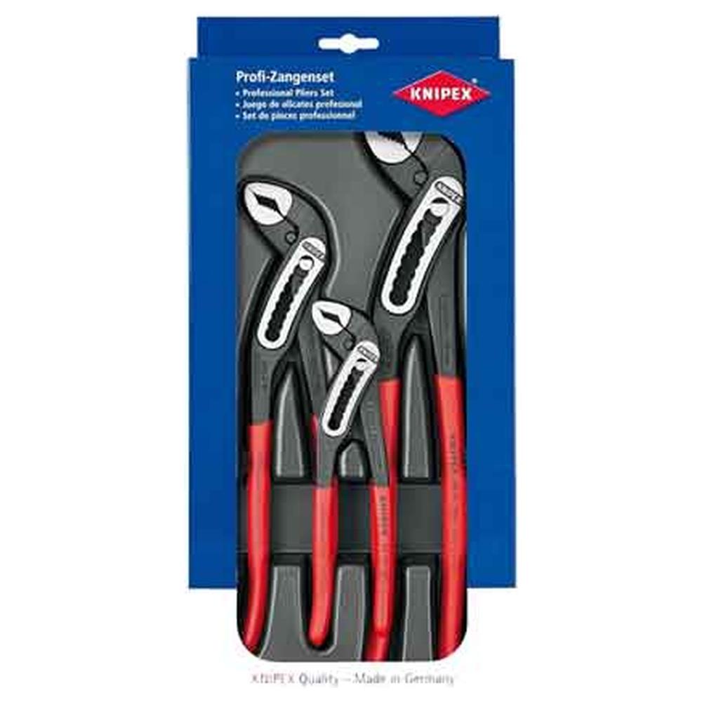 kit pinze regolabili poligrip alligator knipex 3 pezzi