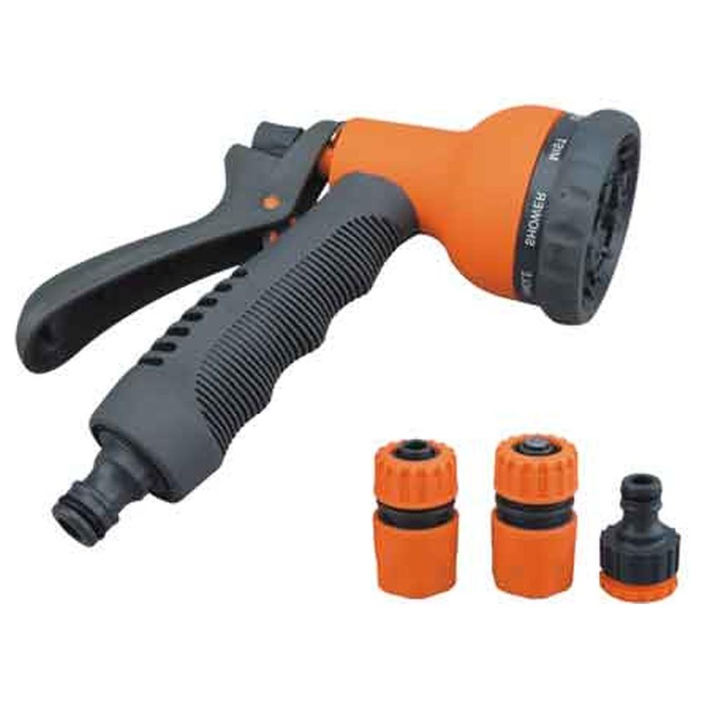 kit pistola multigetto per innaffiare cardinale set 4 pezzi