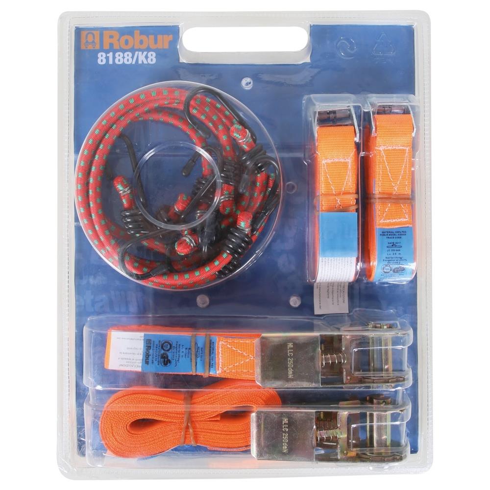 kit sistemi di legatura con 8 accessori robur 8188/k8