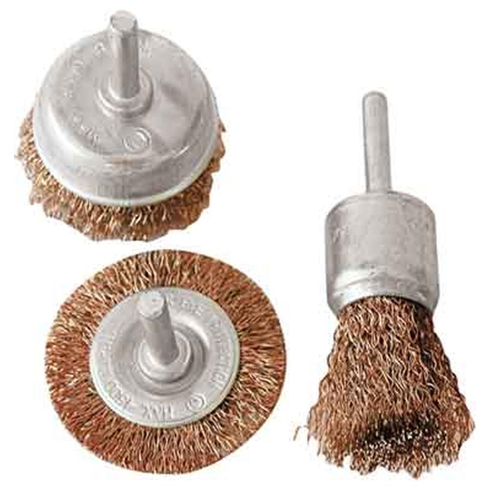 kit spazzole ideal star 3 pezzi (3 spazzole a gambo)
