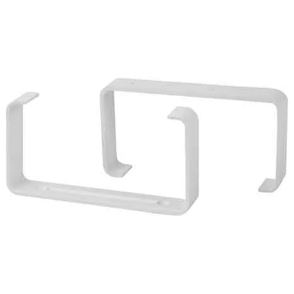 kit staffe fermatubo per tubo rettangolare  110x55 mm - confezione 2 pezzi