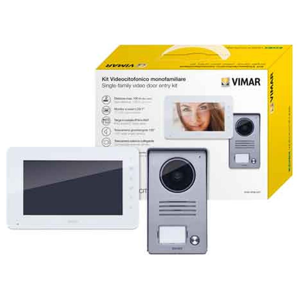 kit videocitofono monofamiliare 'k40910' vimar schermo 7"