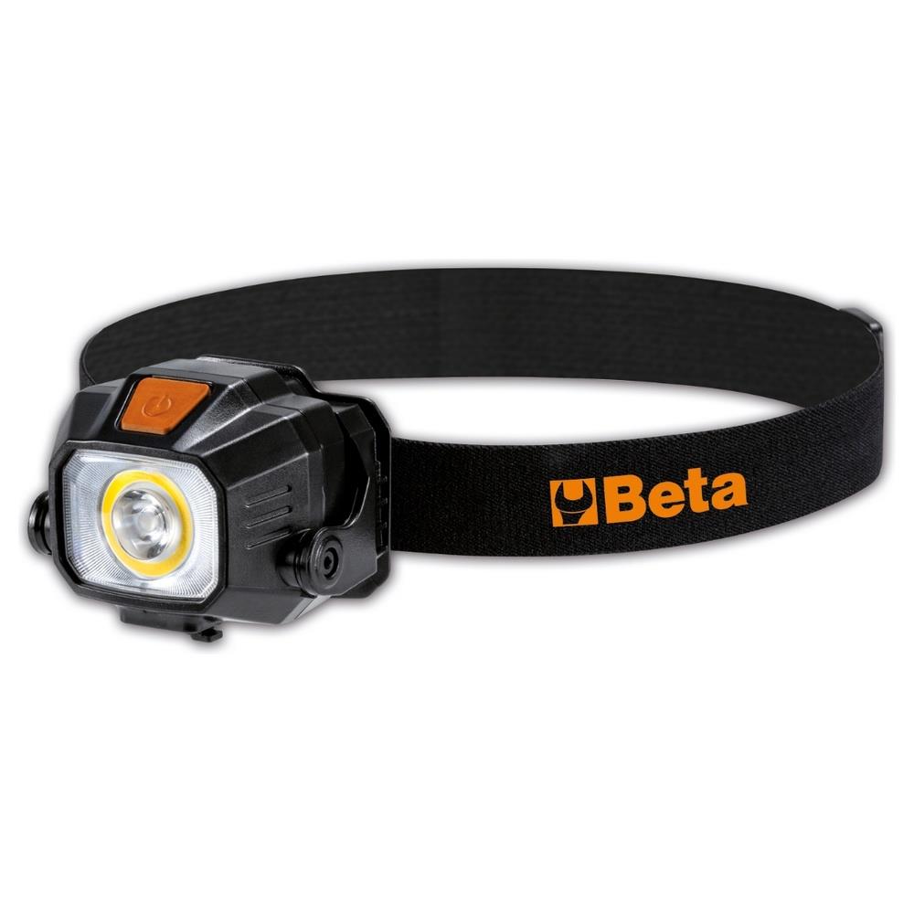 lampada da testa a led con ricarica wireless beta 1836aw