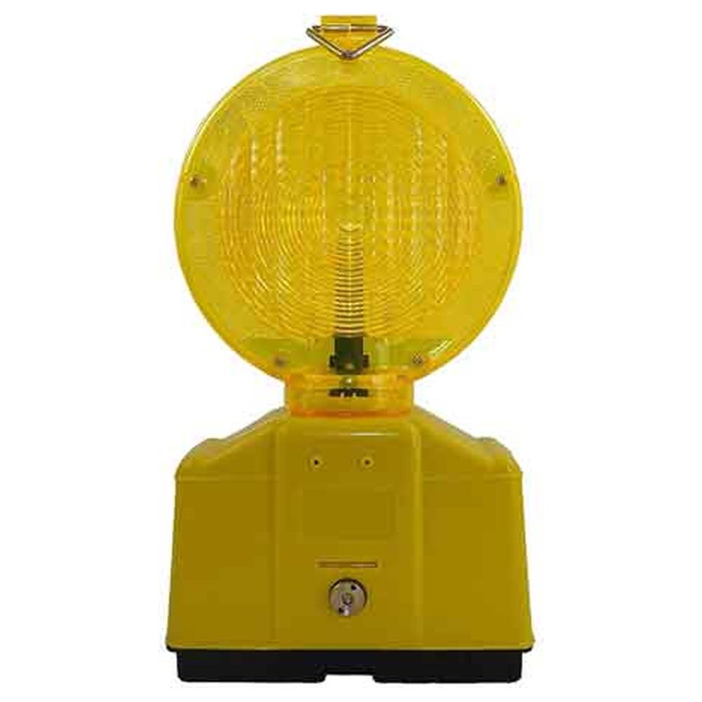 lampada lampeggiante monopila - colore gialla