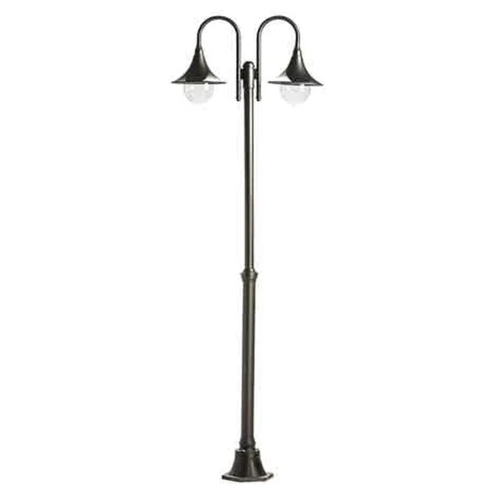 lampione 'urano' 2 luci colore nero