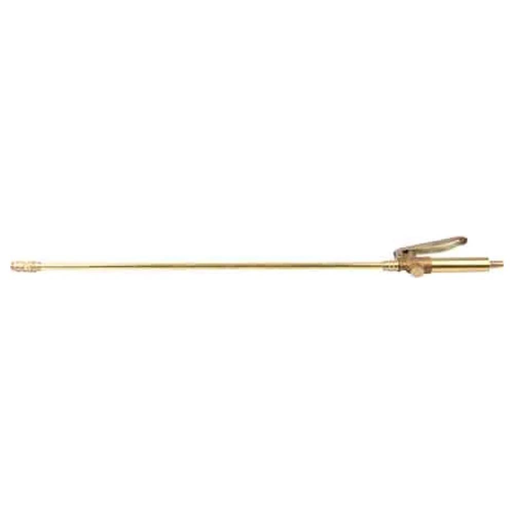 lancia in ottone con rubinetto a leva 67 cm
