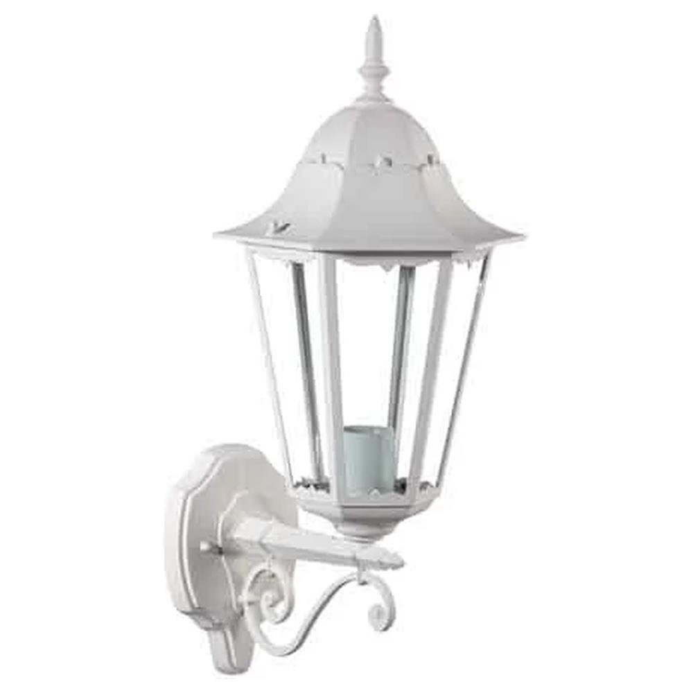 lanterna da parete 'ermes up 8' colore bianco