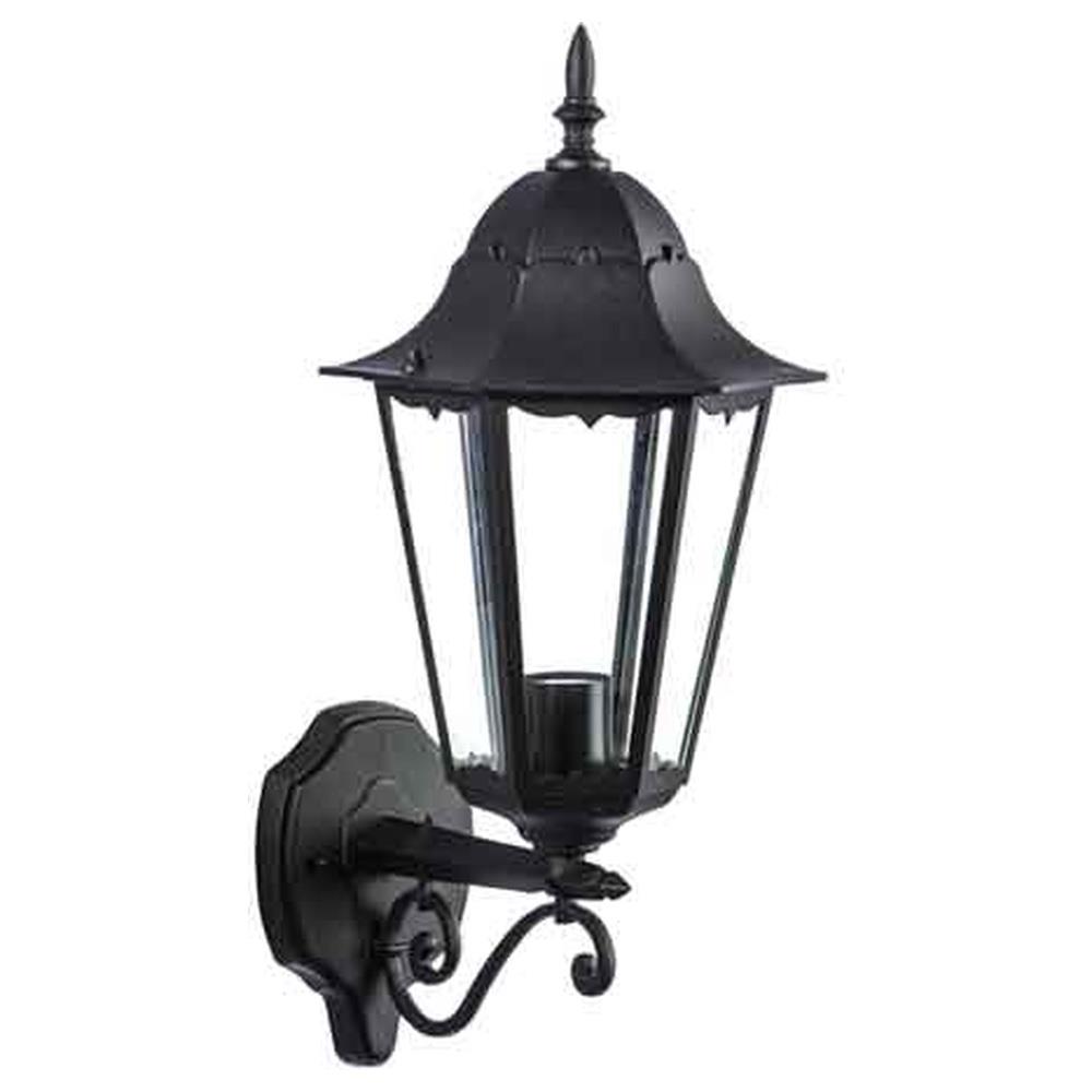 lanterna da parete 'ermes up'  colore nero