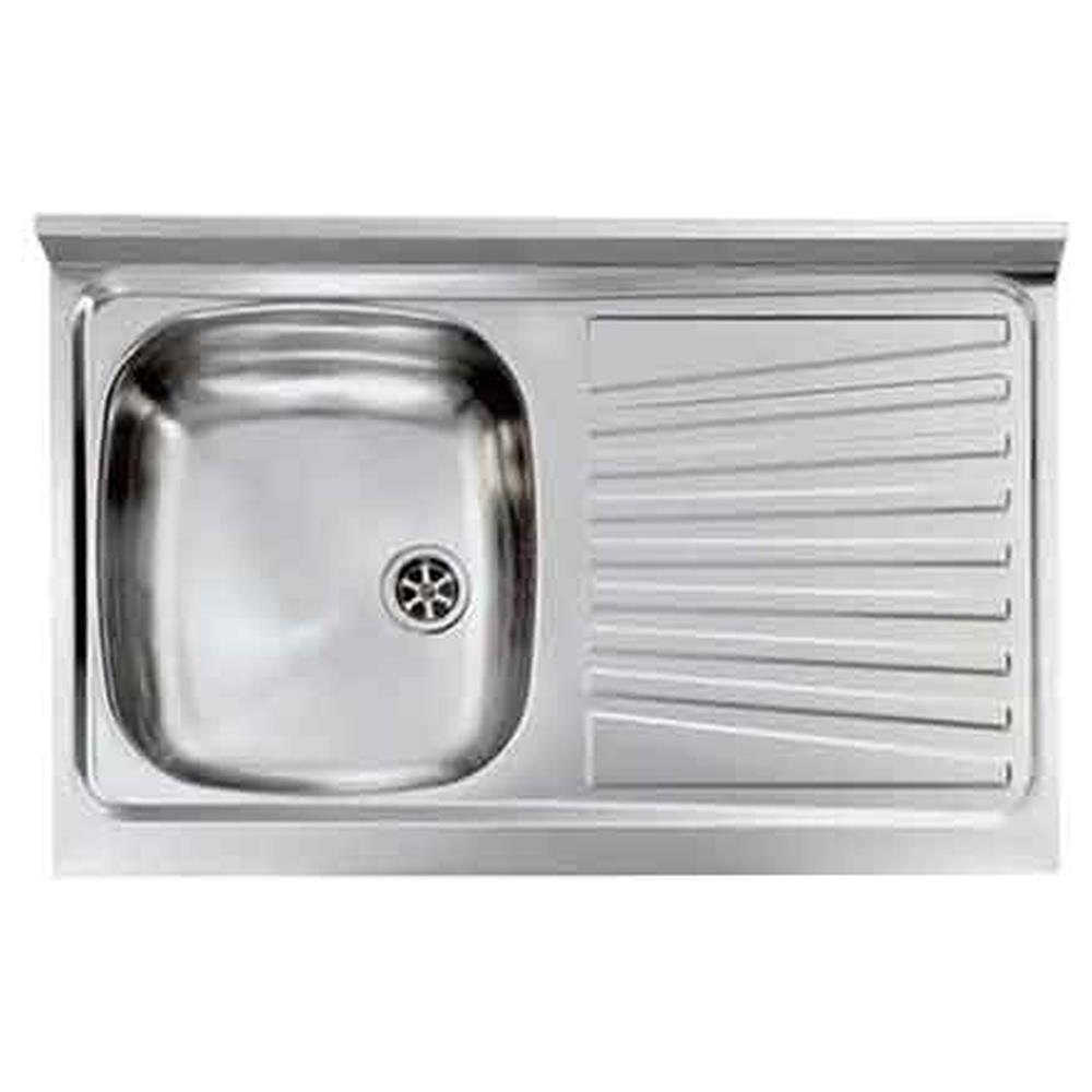 lavello inox una vasca appoggio