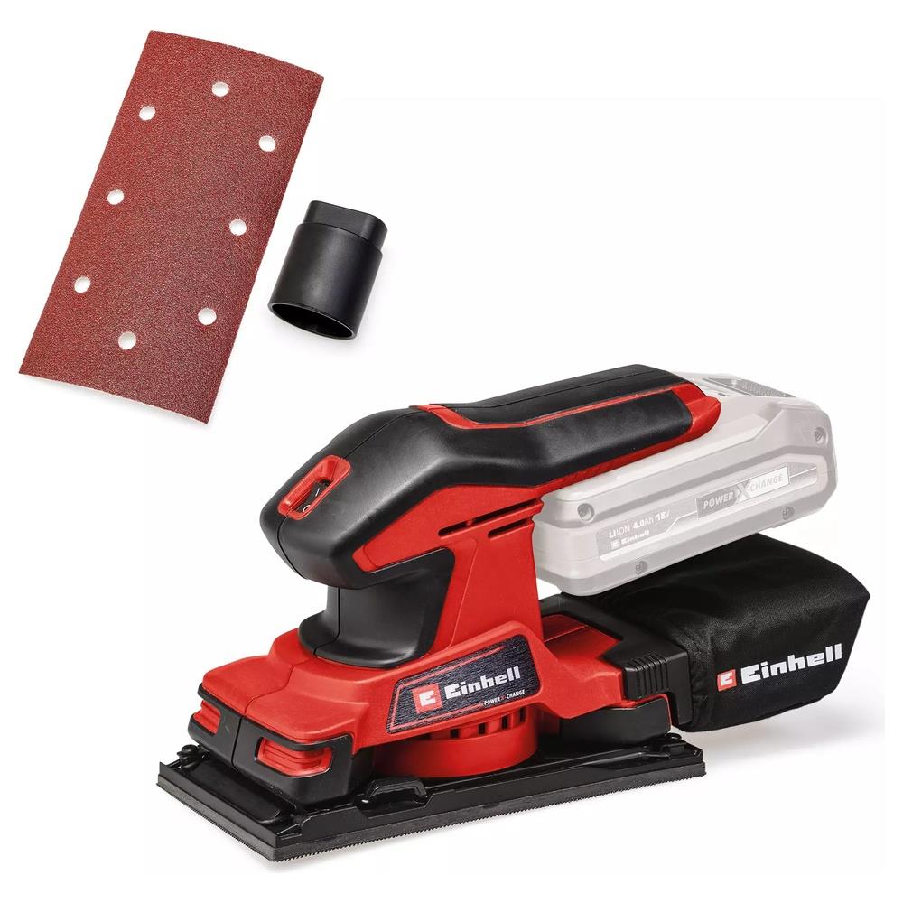 levigatrice einhell orbitale a batteria tc-os 18/187 li - solo